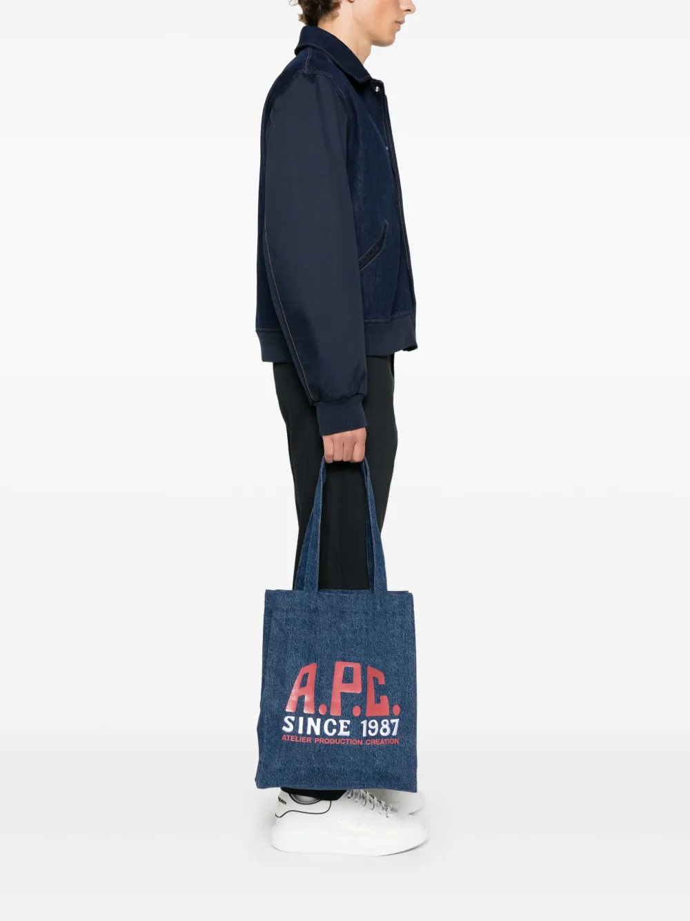 A.P.C. Lou shopper - Blauw