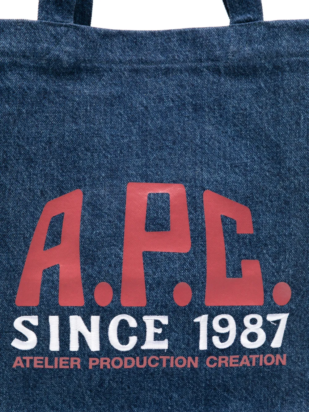 A.P.C. Lou shopper Blauw