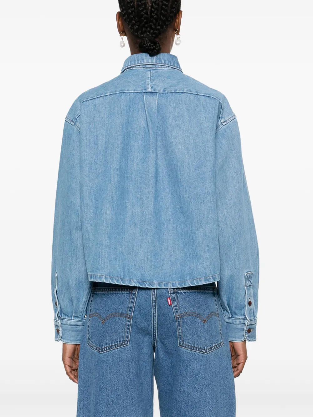 A.P.C. Samantha blouse Blauw