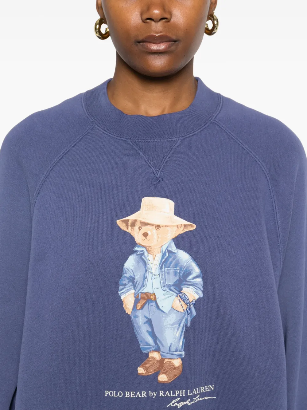POLO RALPH LAUREN POLO BEAR-MOTIF SWEATSHIRT