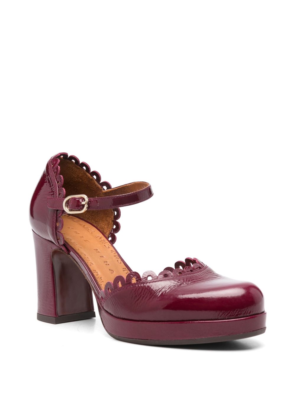 Chie Mihara 70 mm Debri pumps - Rood