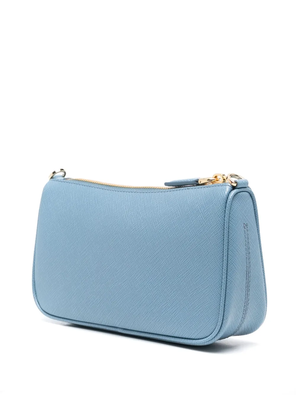 Prada Saffiano leren crossbodytas Blauw