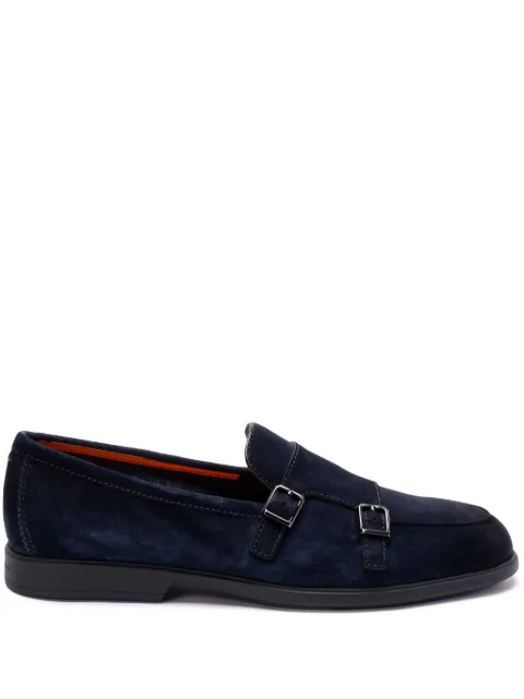 Santoni mocasines de gamuza