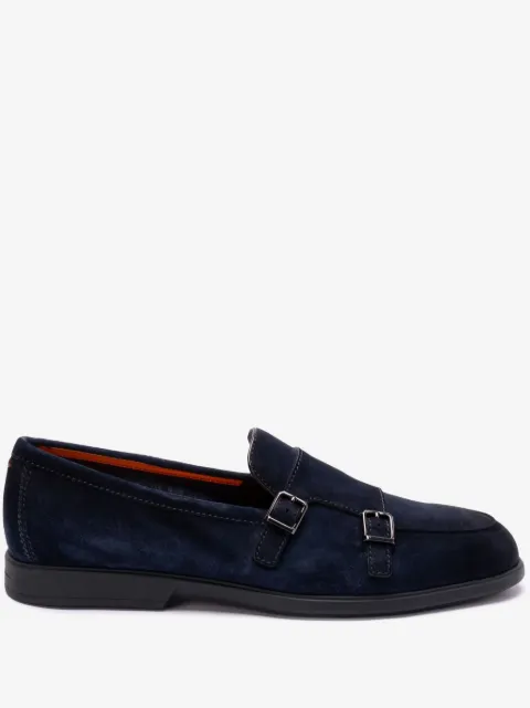 Santoni suede loafers