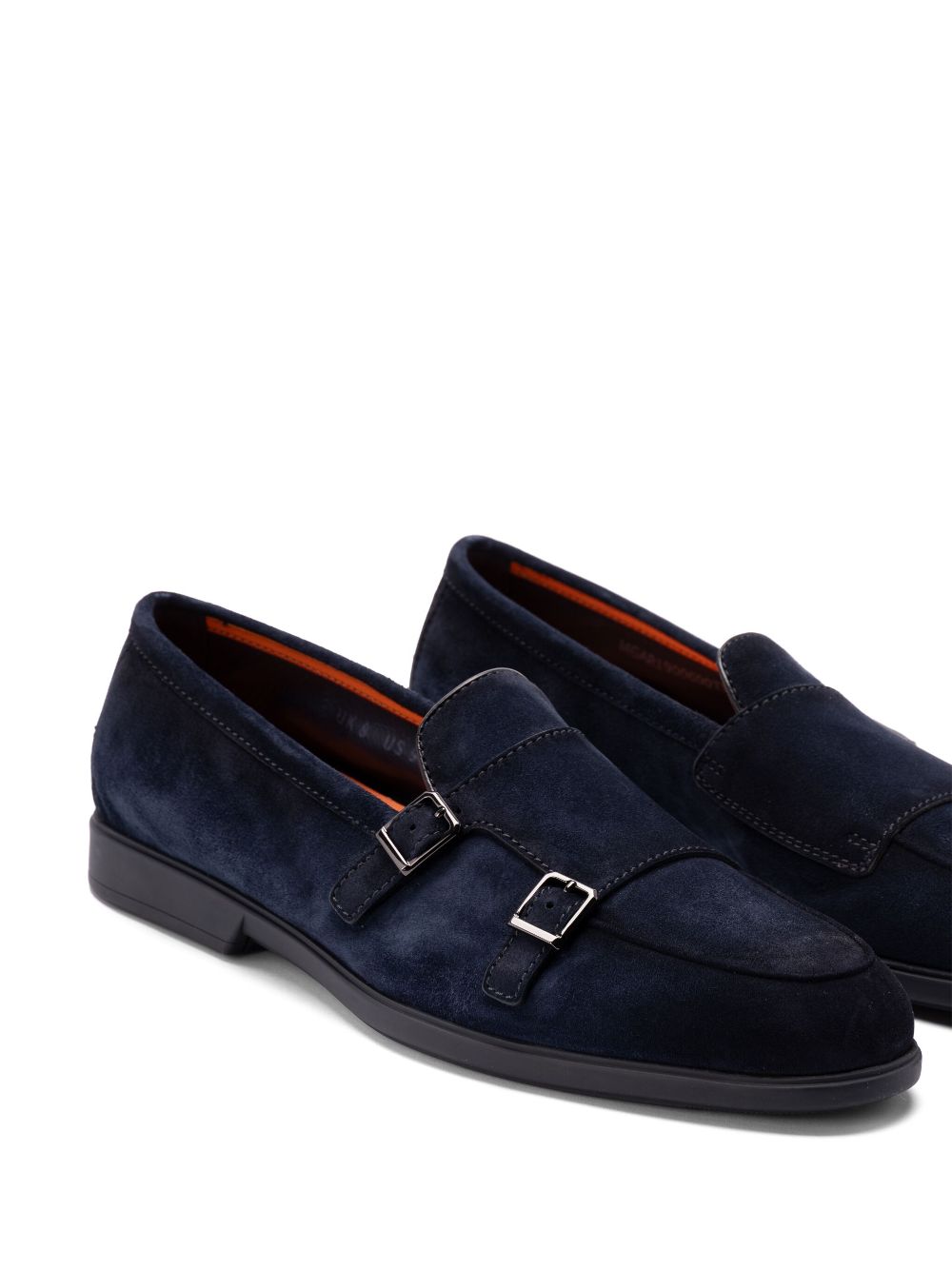 Santoni suede loafers - Blauw