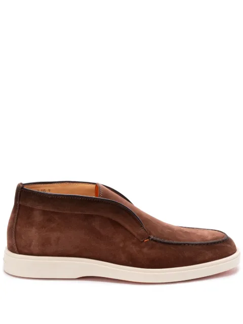 Santoni botas de gamuza