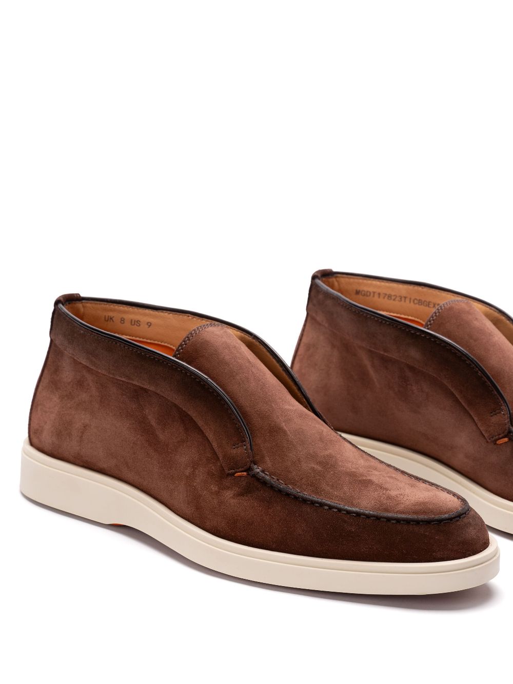 Santoni suede boots - Bruin