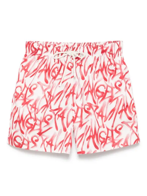 Palm Angels شورت سباحة بطبعة غرافيتي