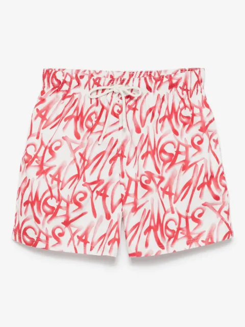 Palm Angels short de bain à imprimé graffiti