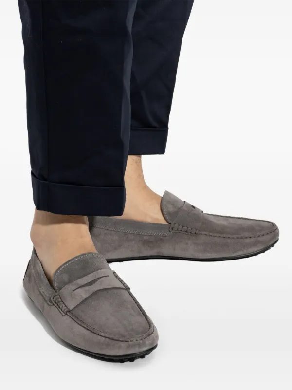 Tod's シティ ゴンミーニ ドライビングシューズ | グレー | FARFETCH JP