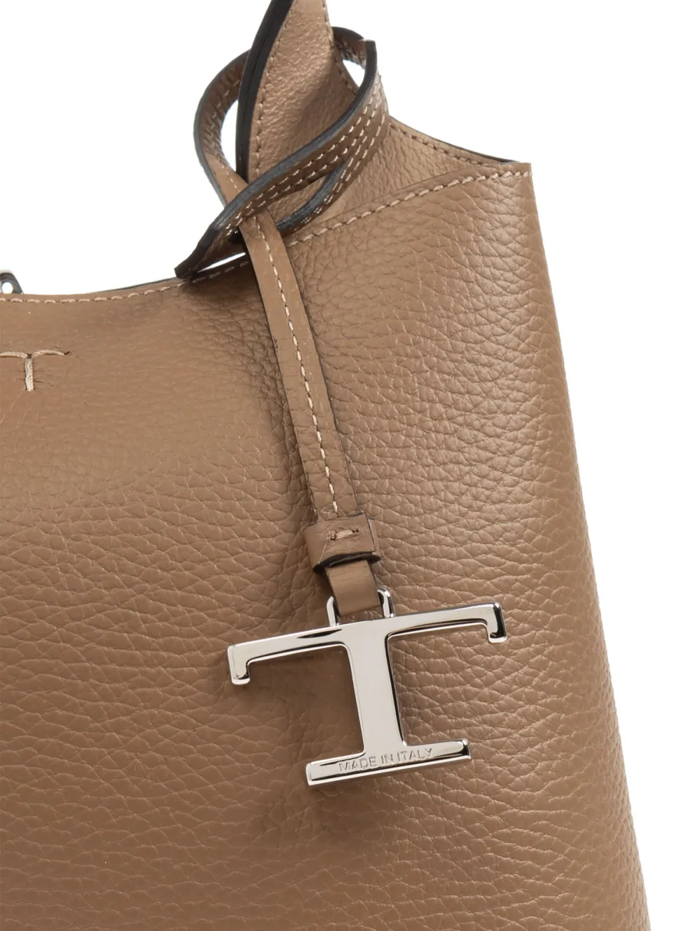 Tod's Kleine leren shopper Bruin