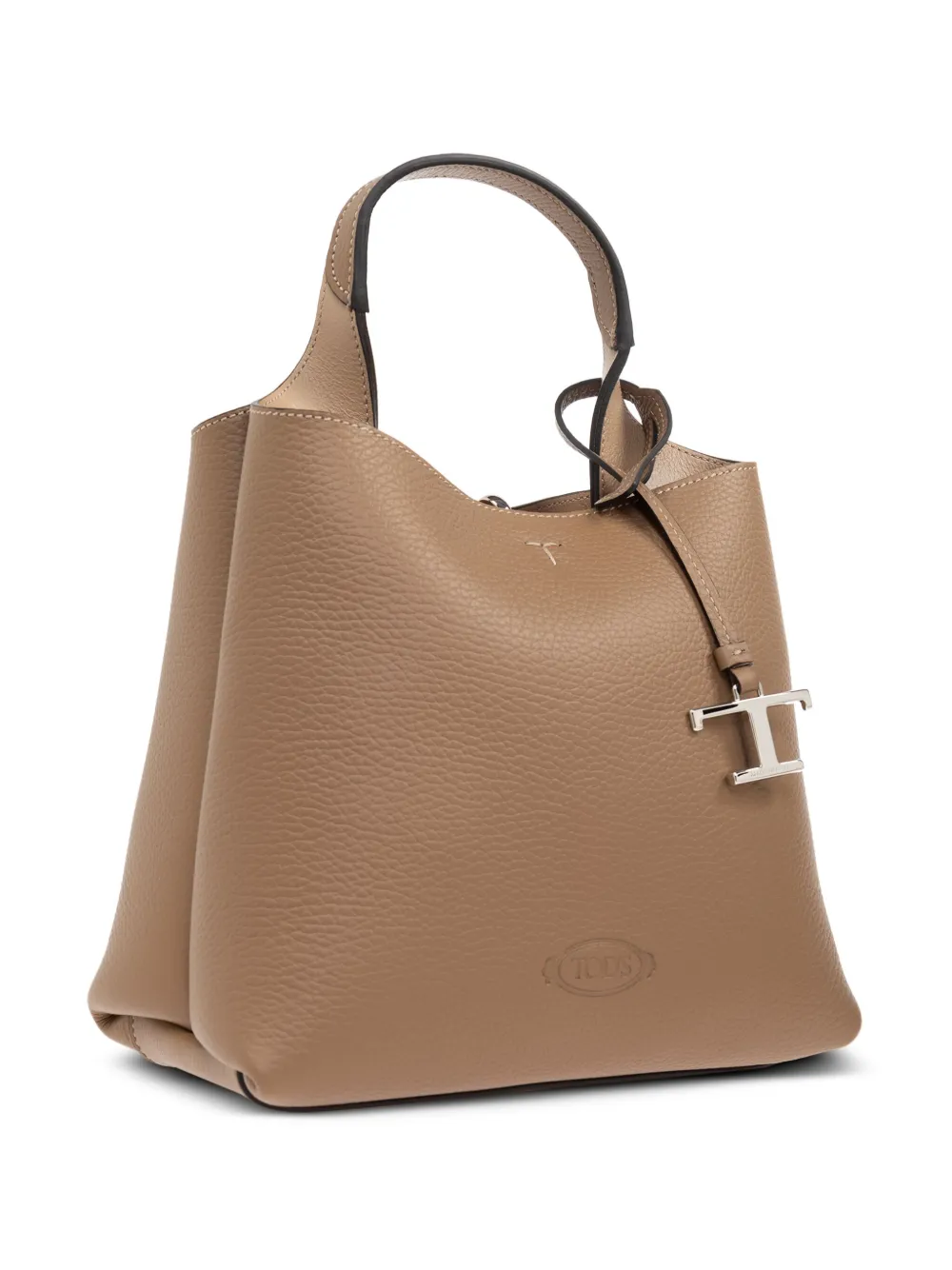 Tod's Kleine leren shopper Bruin