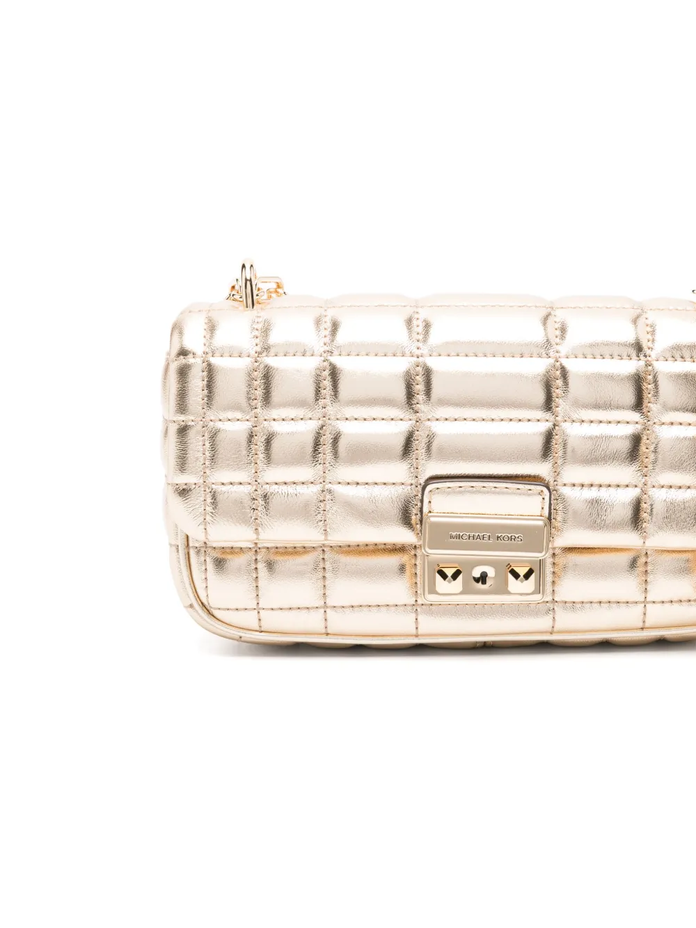 Michael Kors Tribeca Box schoudertas Goud