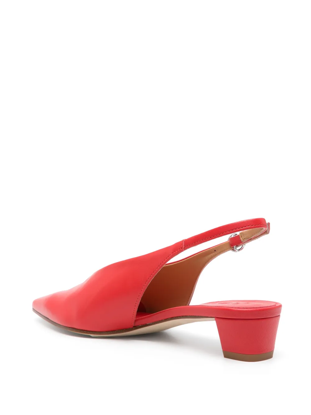 Aeyde leather slingback pumps Red