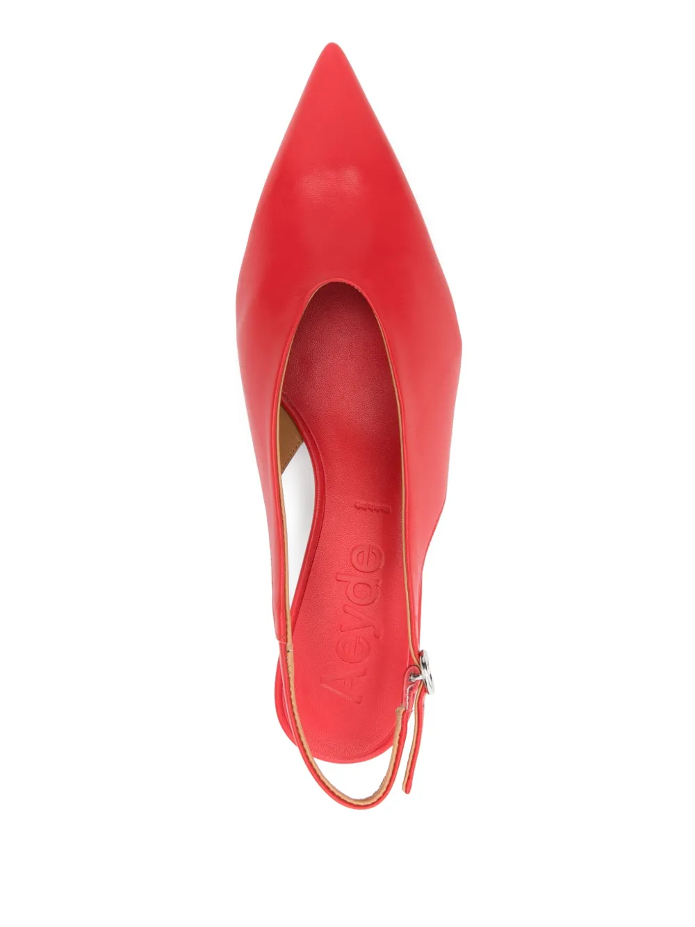 Aeyde leather slingback pumps Red