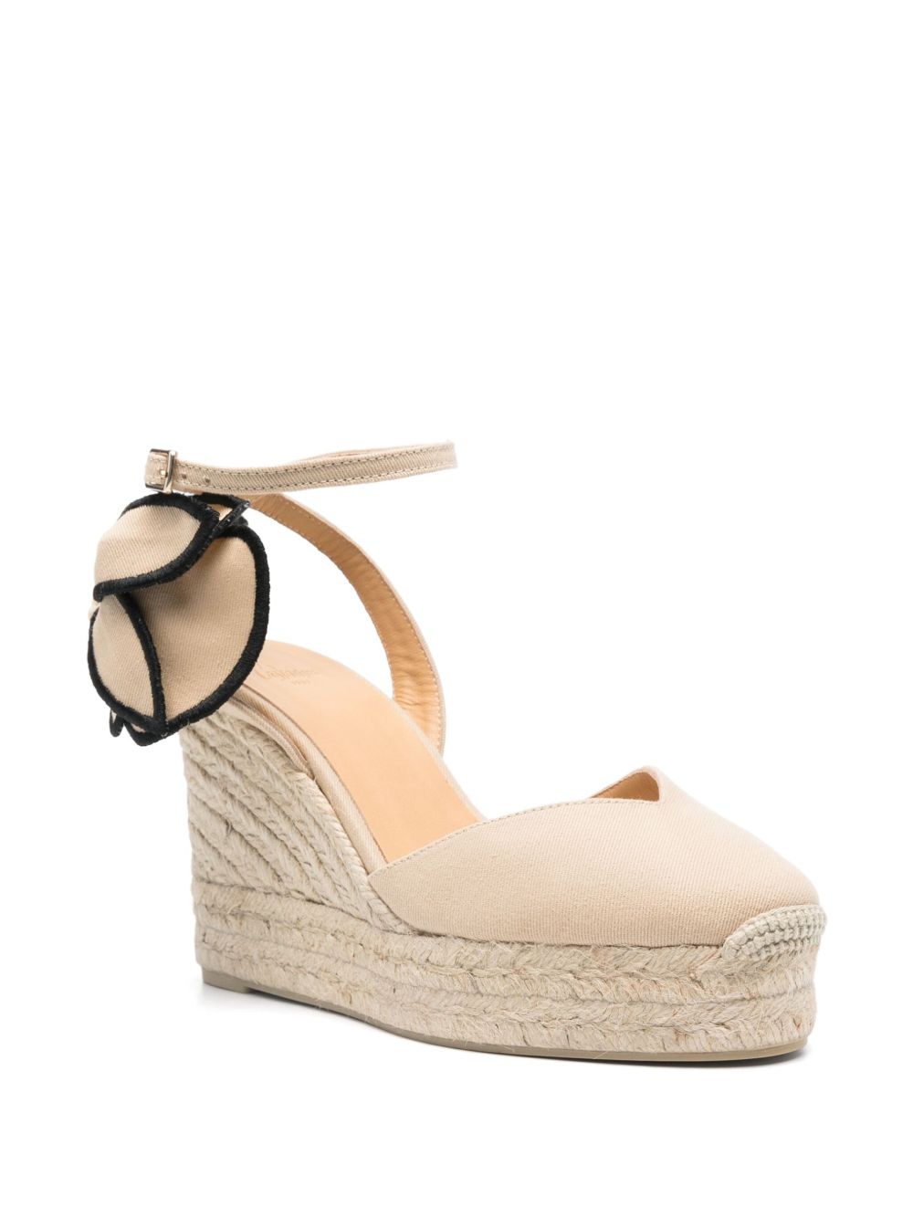 Castañer 105mm Coco wedge sandals - Neutrals