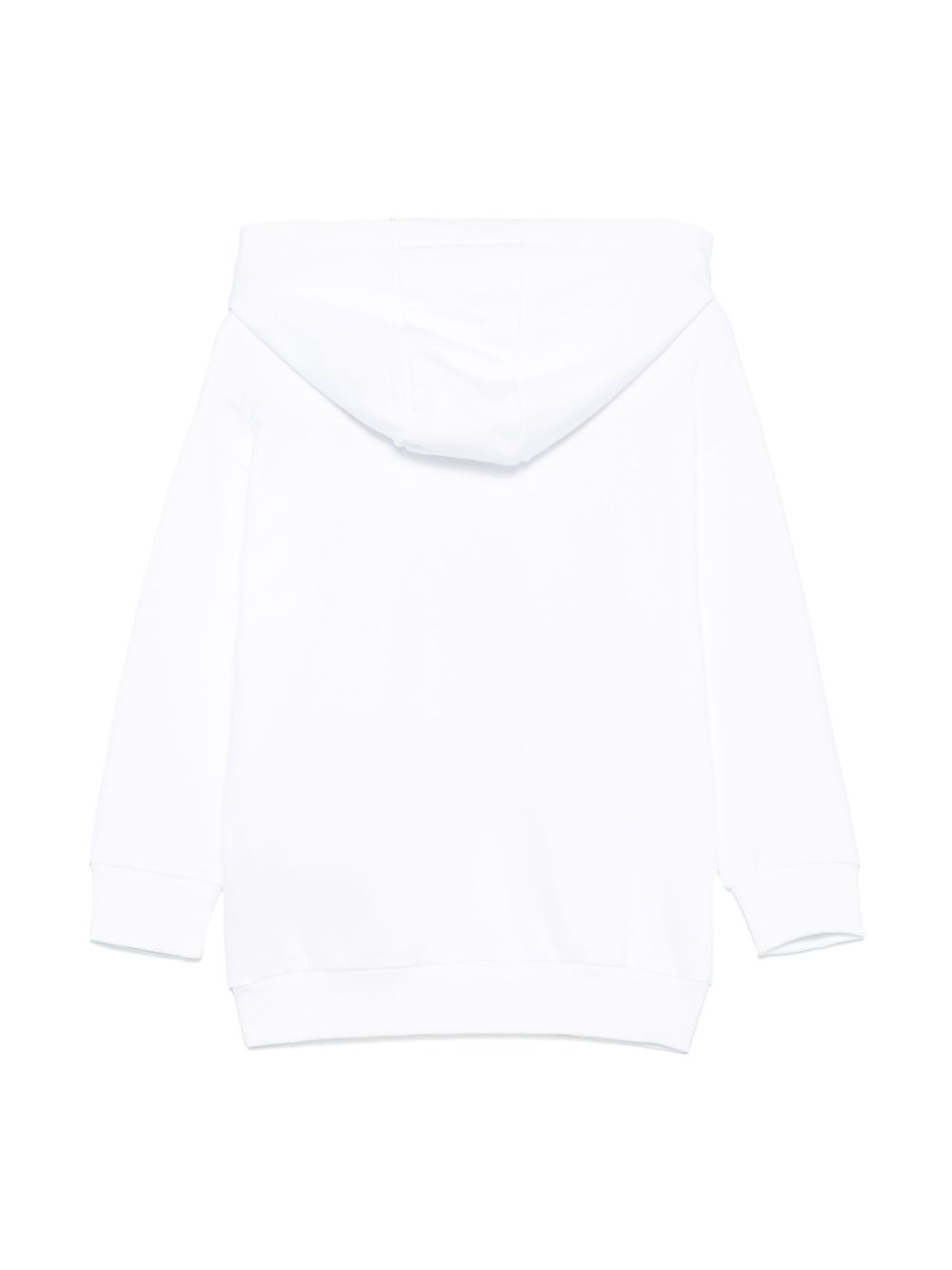 Balmain Kids logo-embroidered hoodie - White