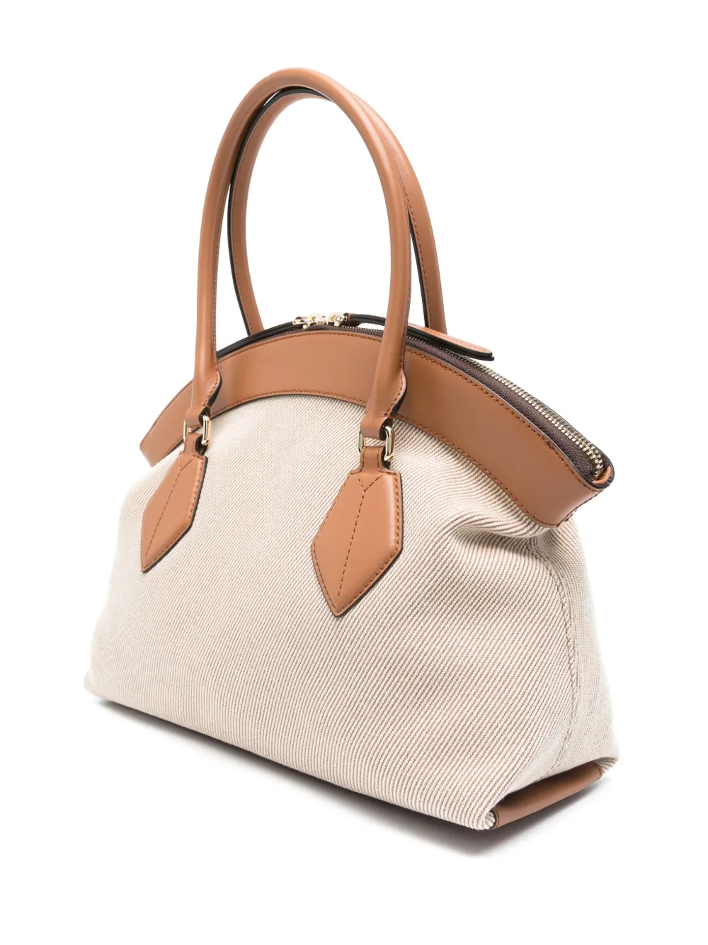 Furla Shopper met jacquard Beige