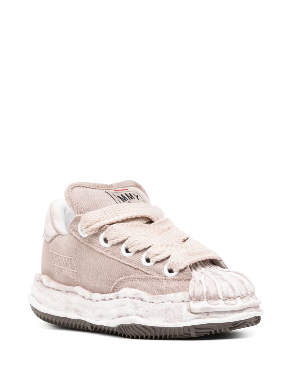 Maison MIHARA YASUHIRO Sneakers met ronde neus - Roze