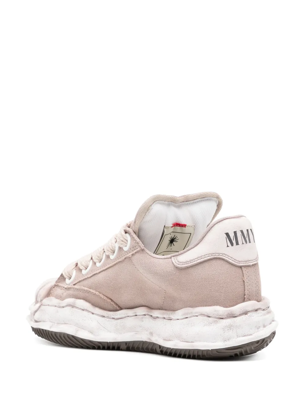 Maison MIHARA YASUHIRO round toe trainer Pink