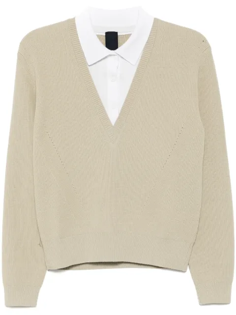Juun.J patchwork design jumper