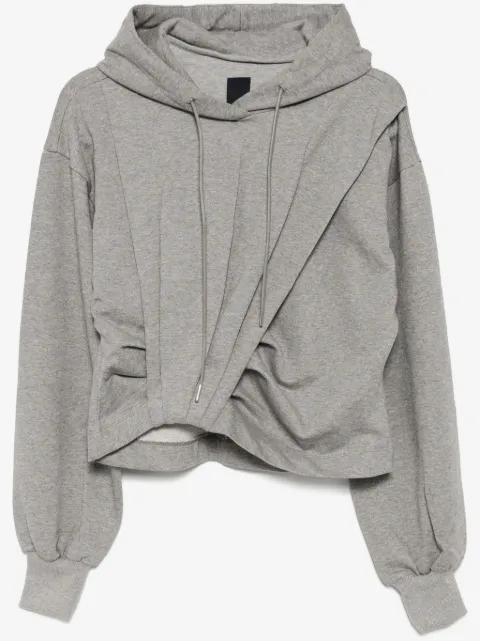 Juun.J hoodie con puños de canalé