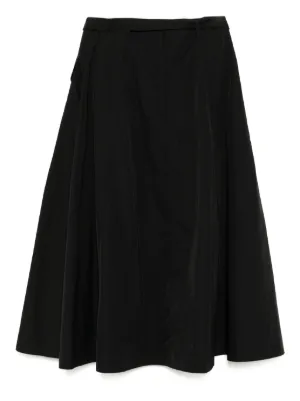 [Juun.J] lace shirring skirt /追跡付 Long embroidered skirt Black / Gray For Women | Maje
