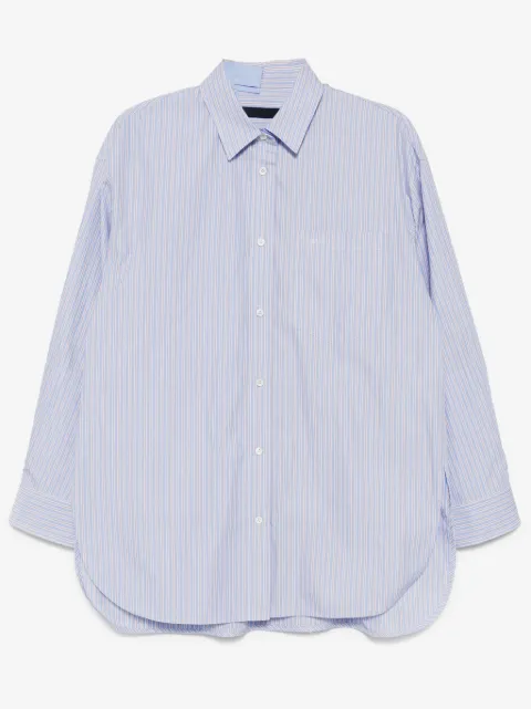 Juun.J pinstripe pattern shirt