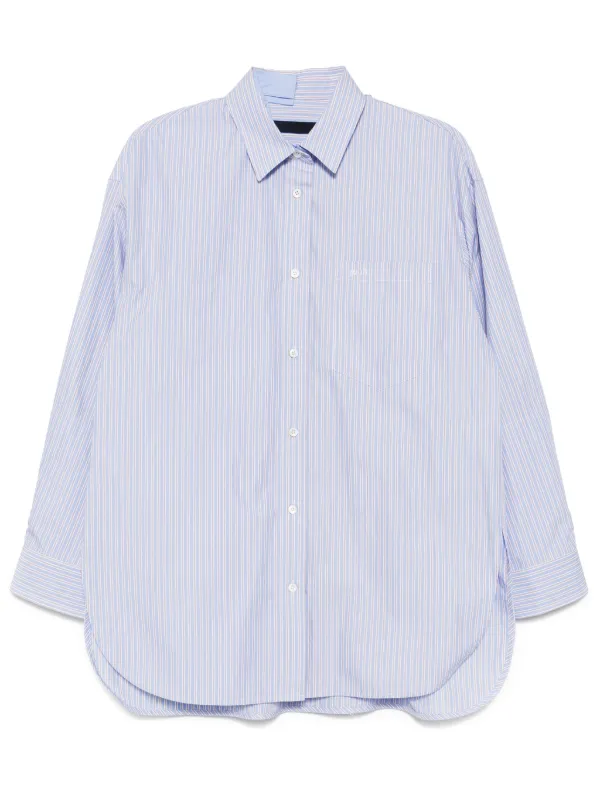 【新品】Juun.J ストライプ シャツ 新品】Juun.J ストライプ シャツ Juun.J ストライプ シャツ | ブルー