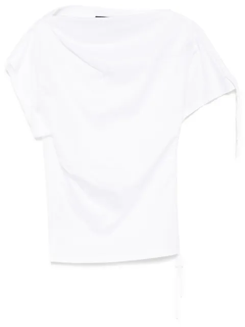 Juun.J asymmetric neck T-shirt