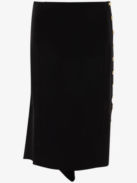 Givenchy asymmetric midi skirt