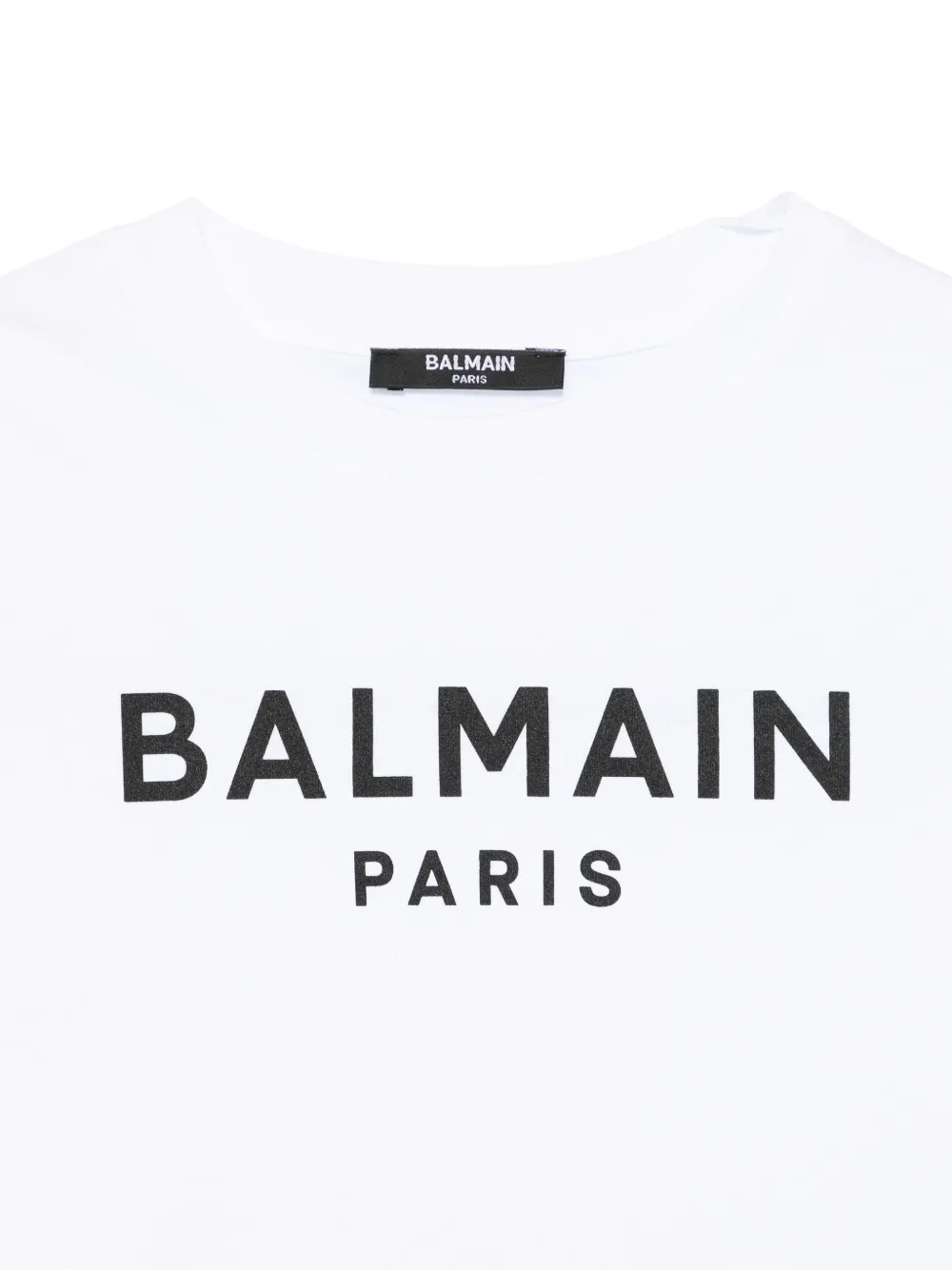 Balmain Kids T-shirt met logoprint Wit