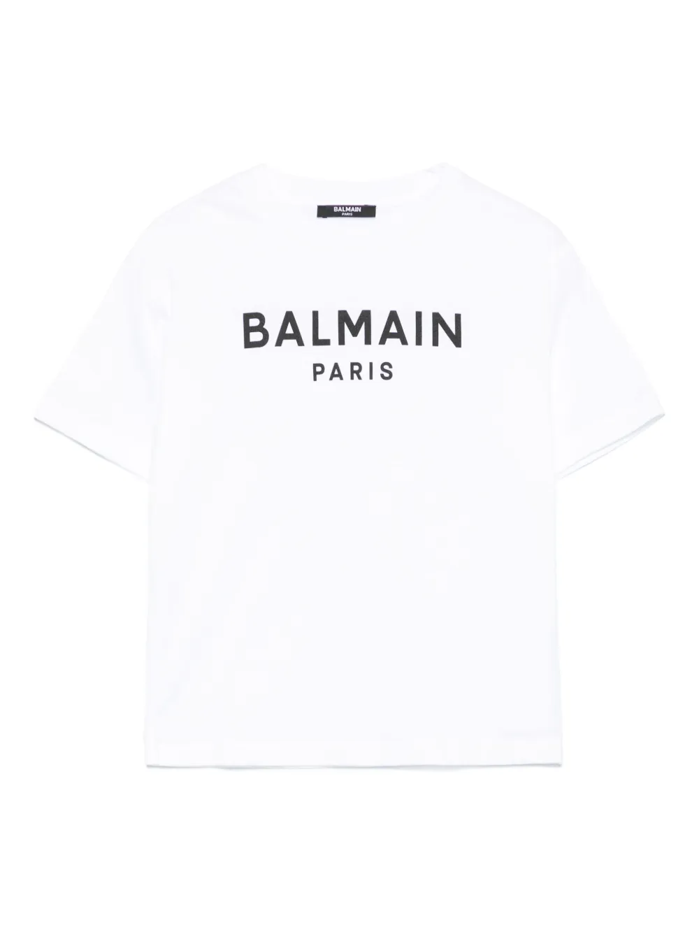 Balmain Kids T-shirt met logoprint Wit