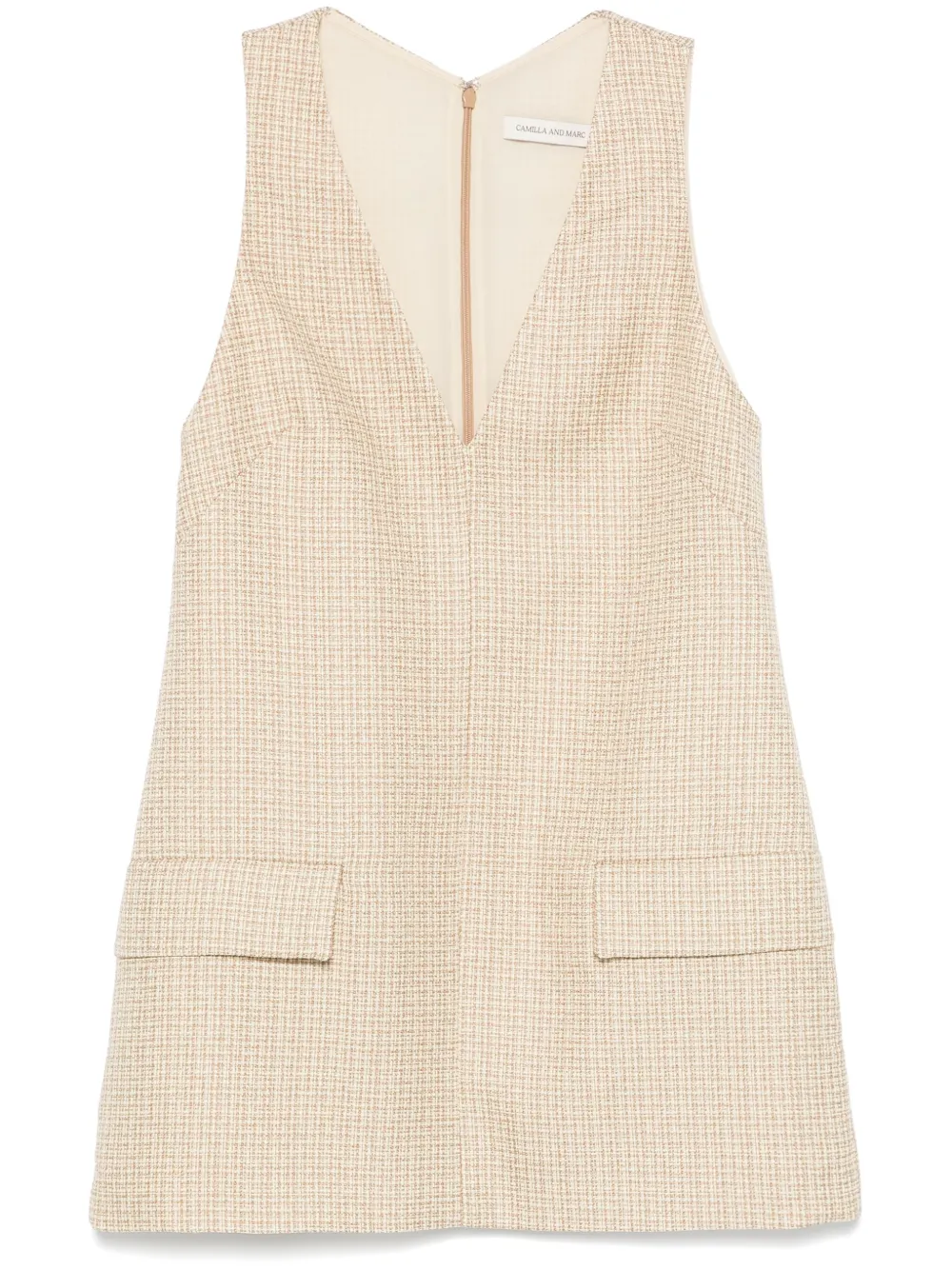 CAMILLA AND MARC Ripley mini dress - Neutrals