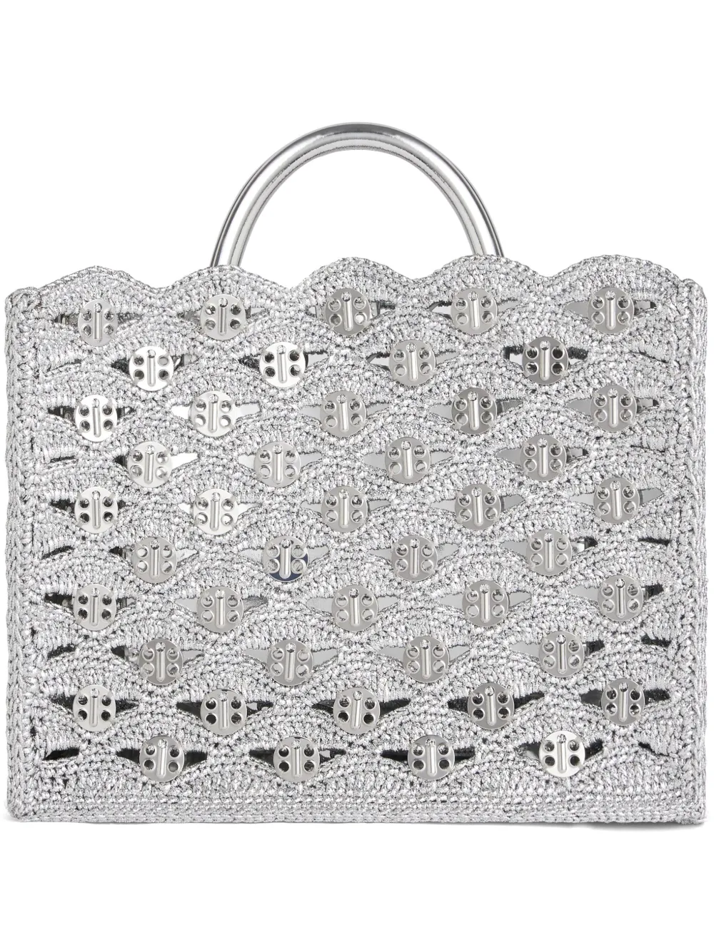 Rabanne Pixel shopper Grijs