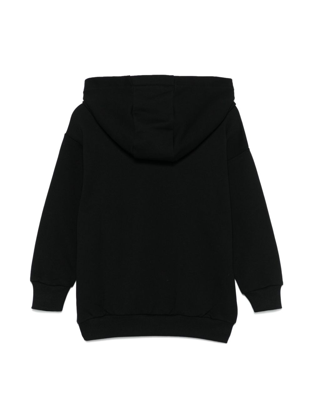 Balmain Kids logo-embroidered hoodie - Black