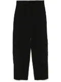 GANNI twill cargo trousers - Black