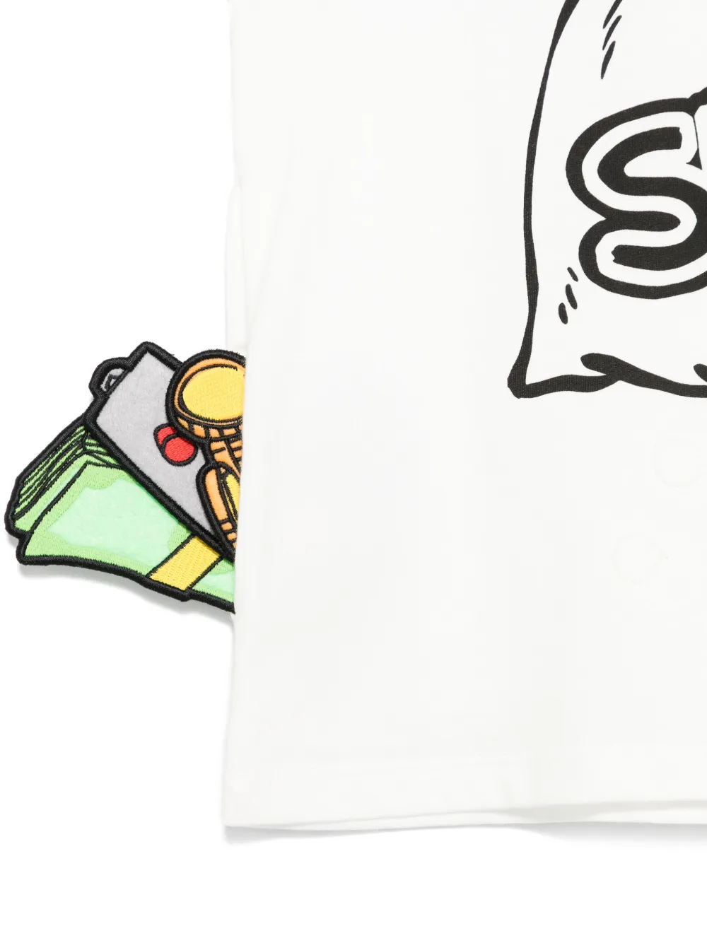 Stella McCartney Kids T-shirt met print Wit