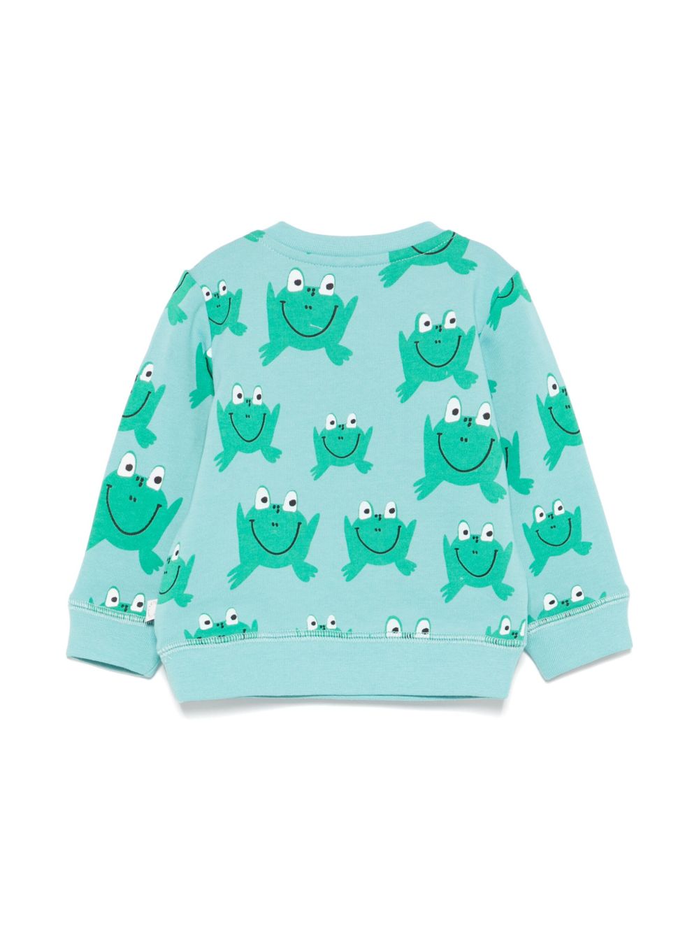 Stella McCartney Kids Sweater met kikkerprint - Blauw