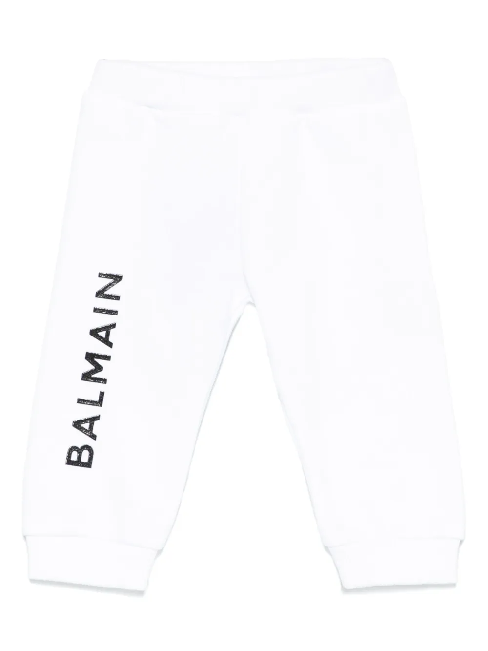 Image 1 of Balmain Kids logo-stamp track pants