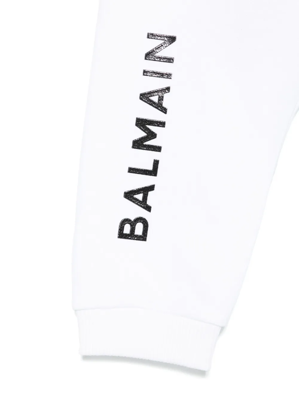 Balmain Kids Trainingsshorts met logoprint Wit