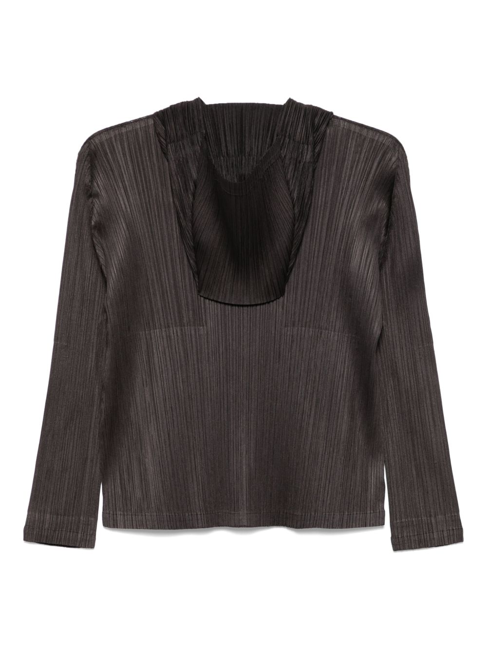 Pleats Please Issey Miyake December hoodie - Zwart