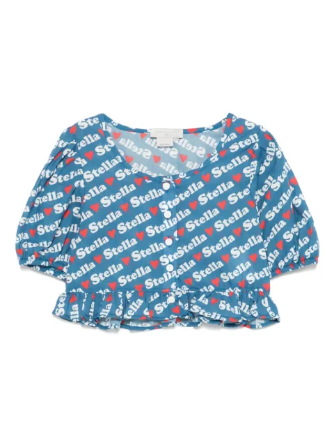 Stella McCartney Kids logo-print shirt
