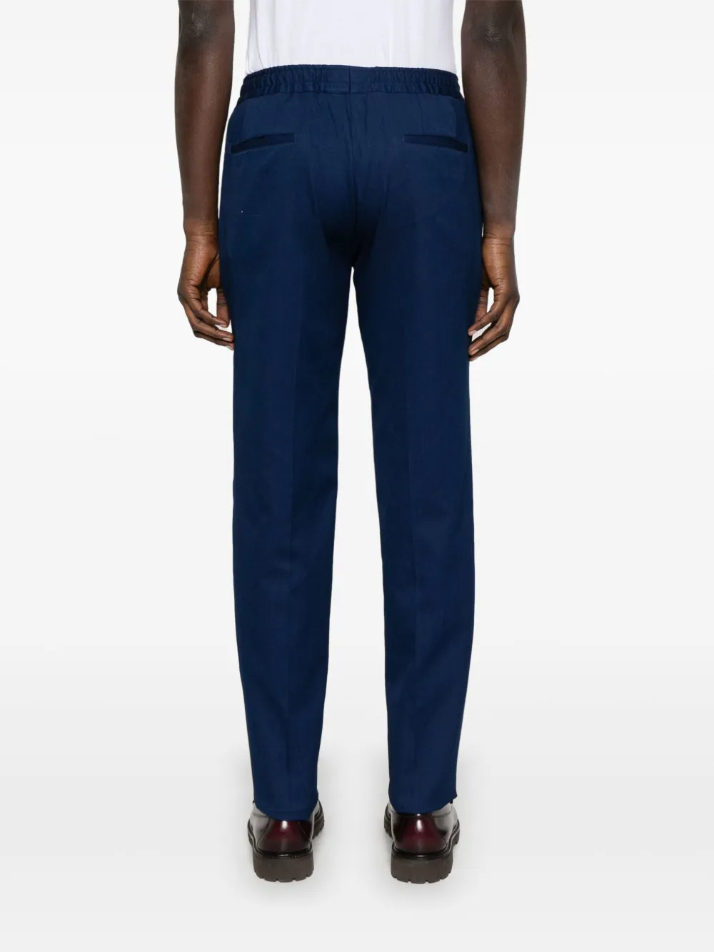 KITON TAPERED-LEG TROUSERS 