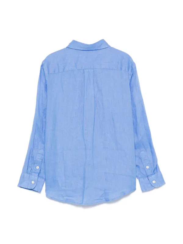 POLO RALPH LAUREN KIDS Linen Shirt | Blue | FARFETCH