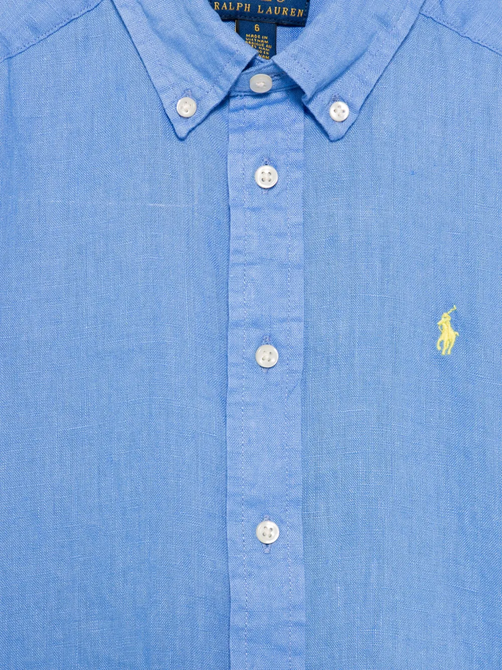 POLO RALPH LAUREN KIDS Linnen shirt Blauw