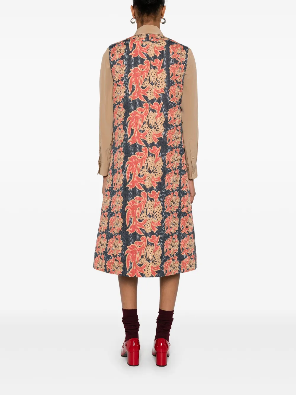 Valentino Garavani Vestjas met bloemjacquard Blauw