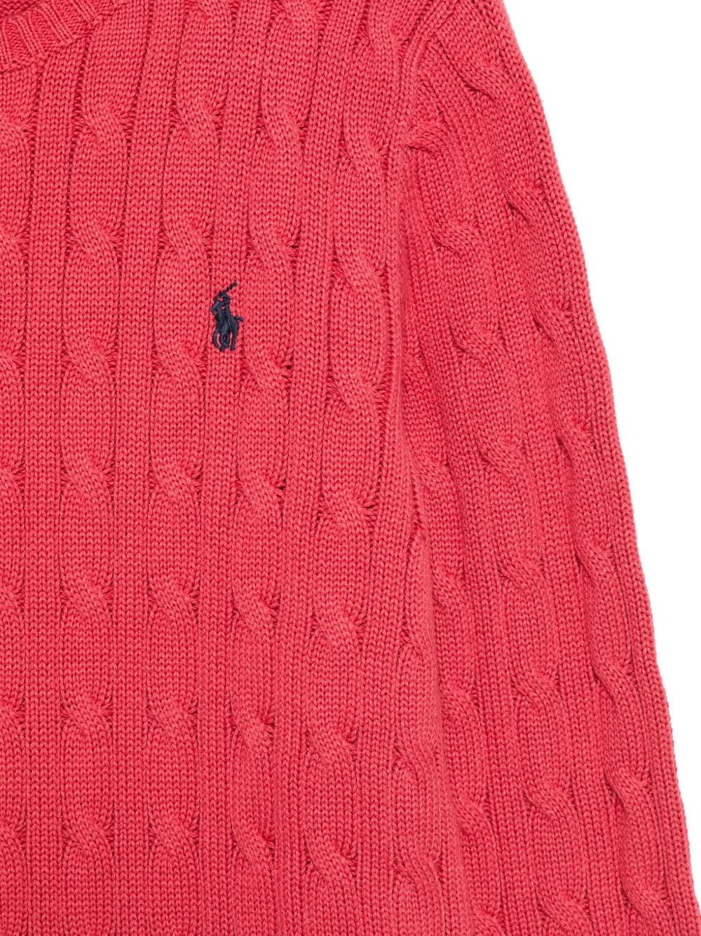 POLO RALPH LAUREN KIDS Kabelgebreide trui Rood