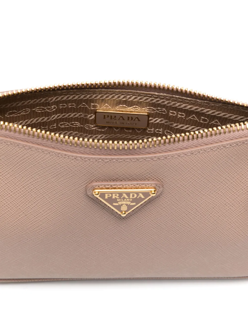 Prada Saffiano leren crossbodytas Roze