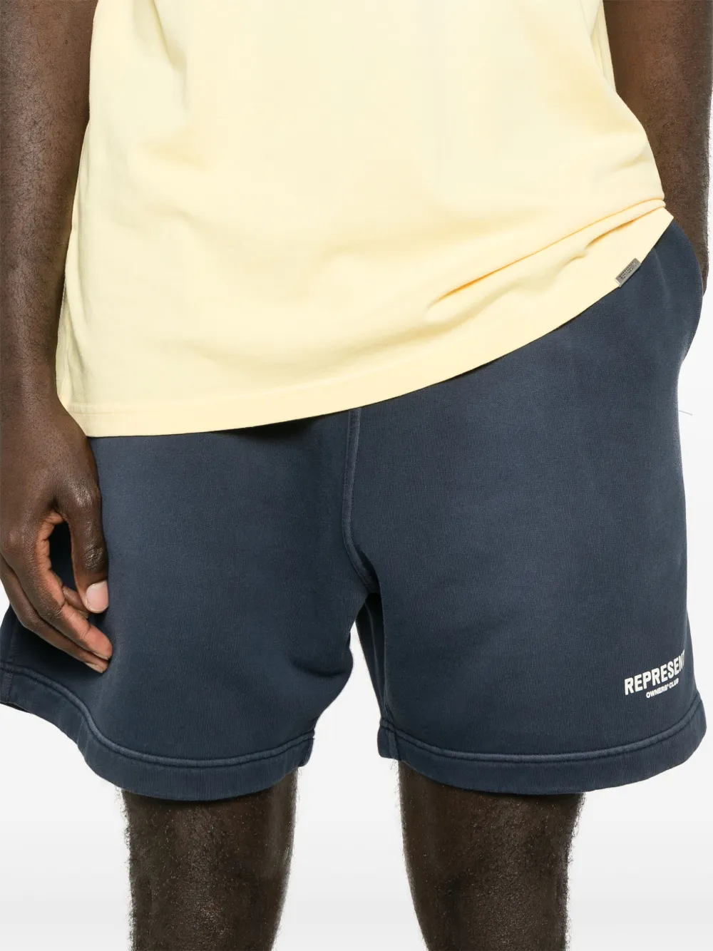 Represent Trainingsshorts met logoprint Blauw